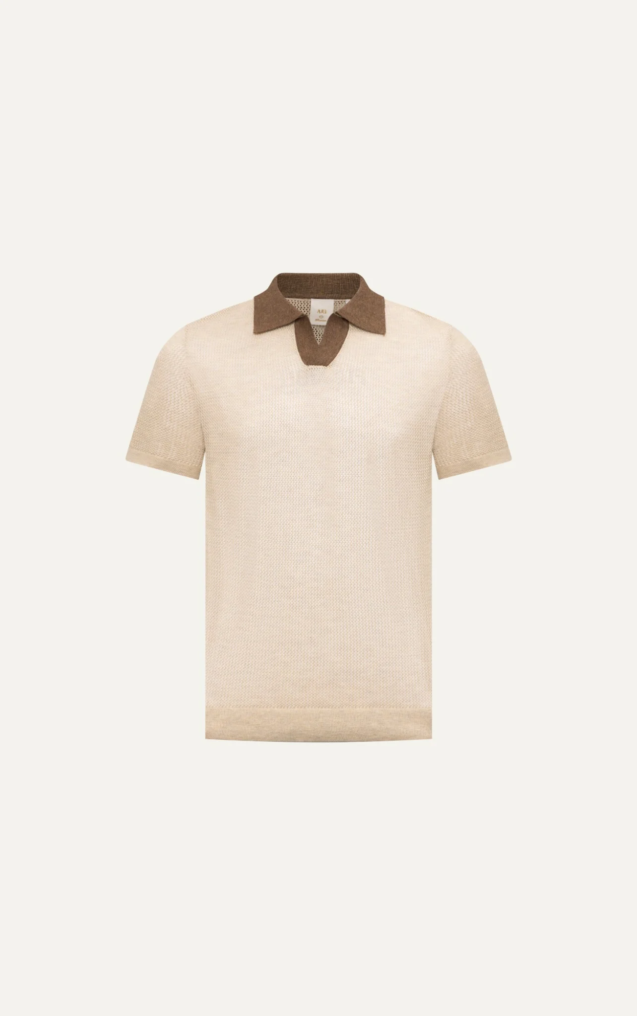  POLO NAM DỆT KIM N725-REGULAR FIT KEM CỔ NÂU 