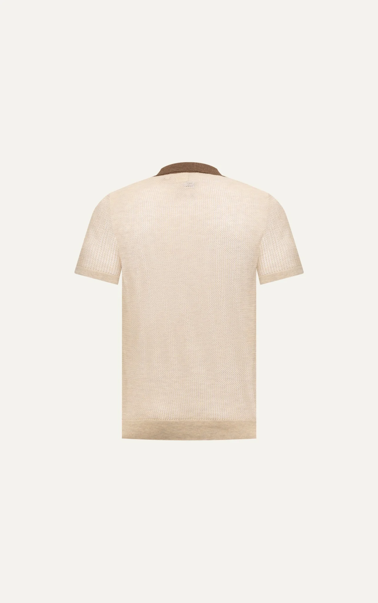  POLO NAM DỆT KIM N725-REGULAR FIT KEM CỔ NÂU 