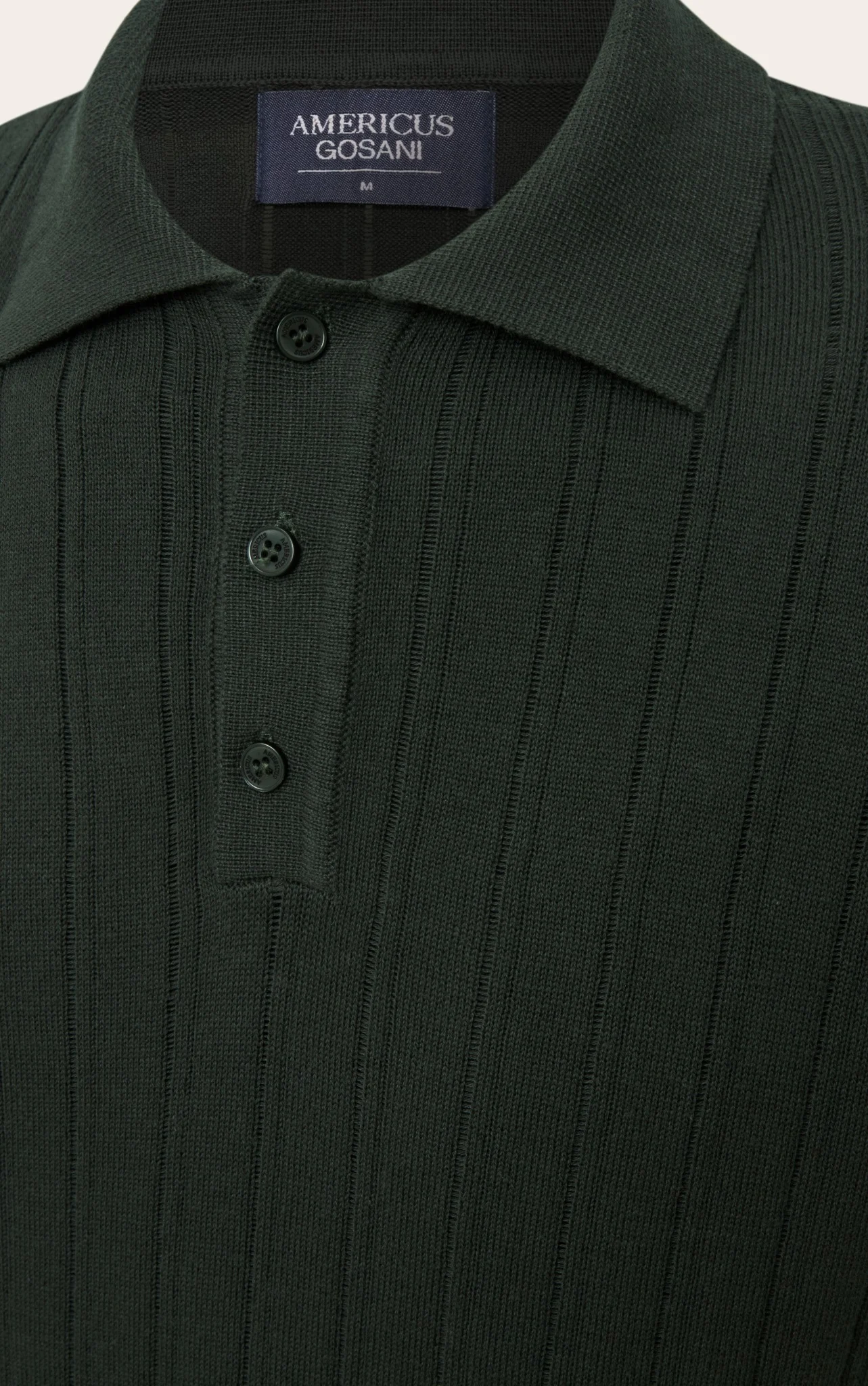  POLO NAM DỆT KIM N727-REGULAR FIT RÊU 