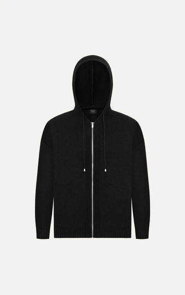  KHOÁC NAM DỆT KIM N731-REGULAR FIT ĐEN 