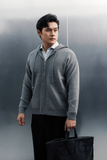  KHOÁC NAM DỆT KIM N731-REGULAR FIT XÁM 
