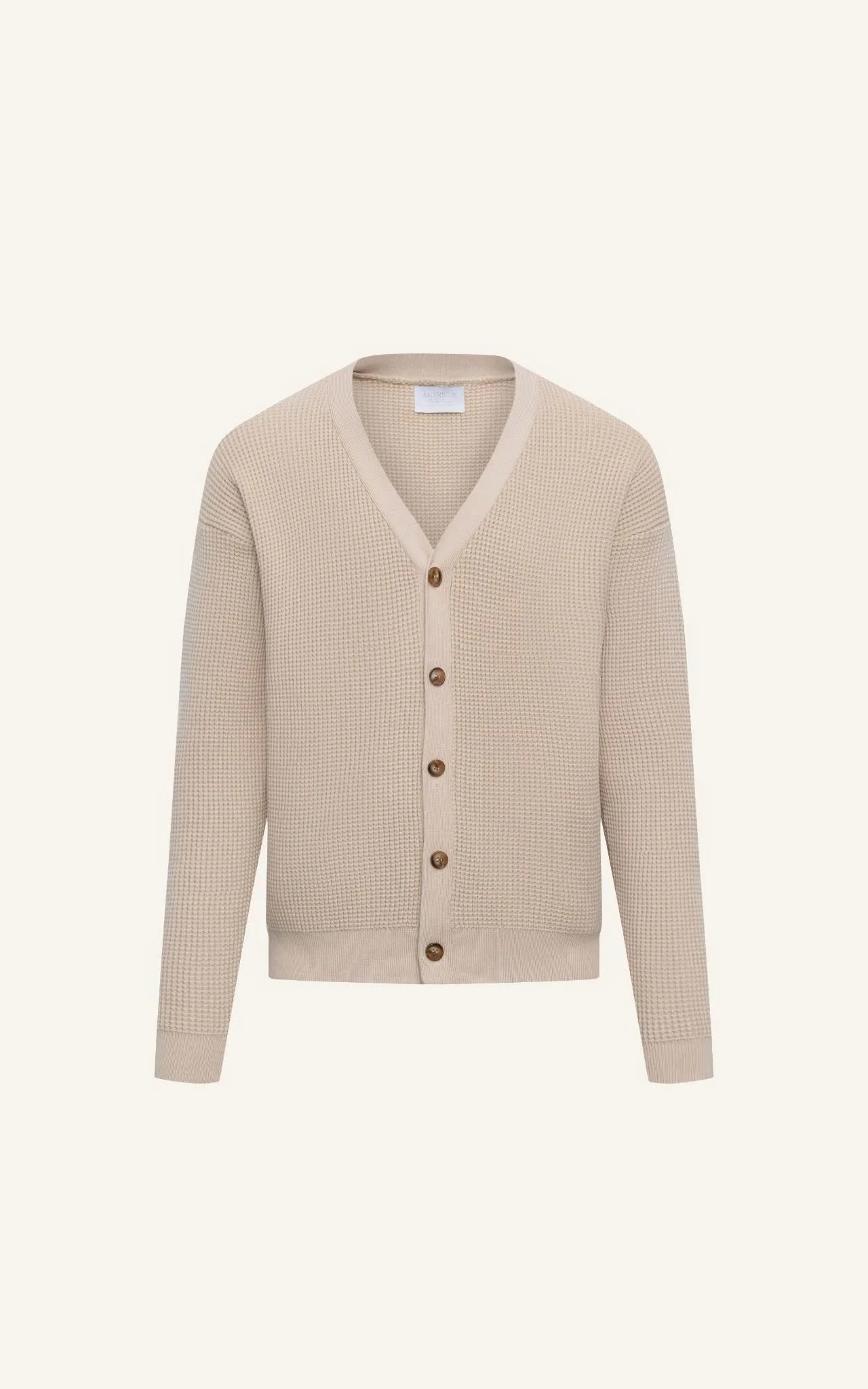  KHOÁC NAM DỆT KIM N733-REGULAR FIT NÂU 