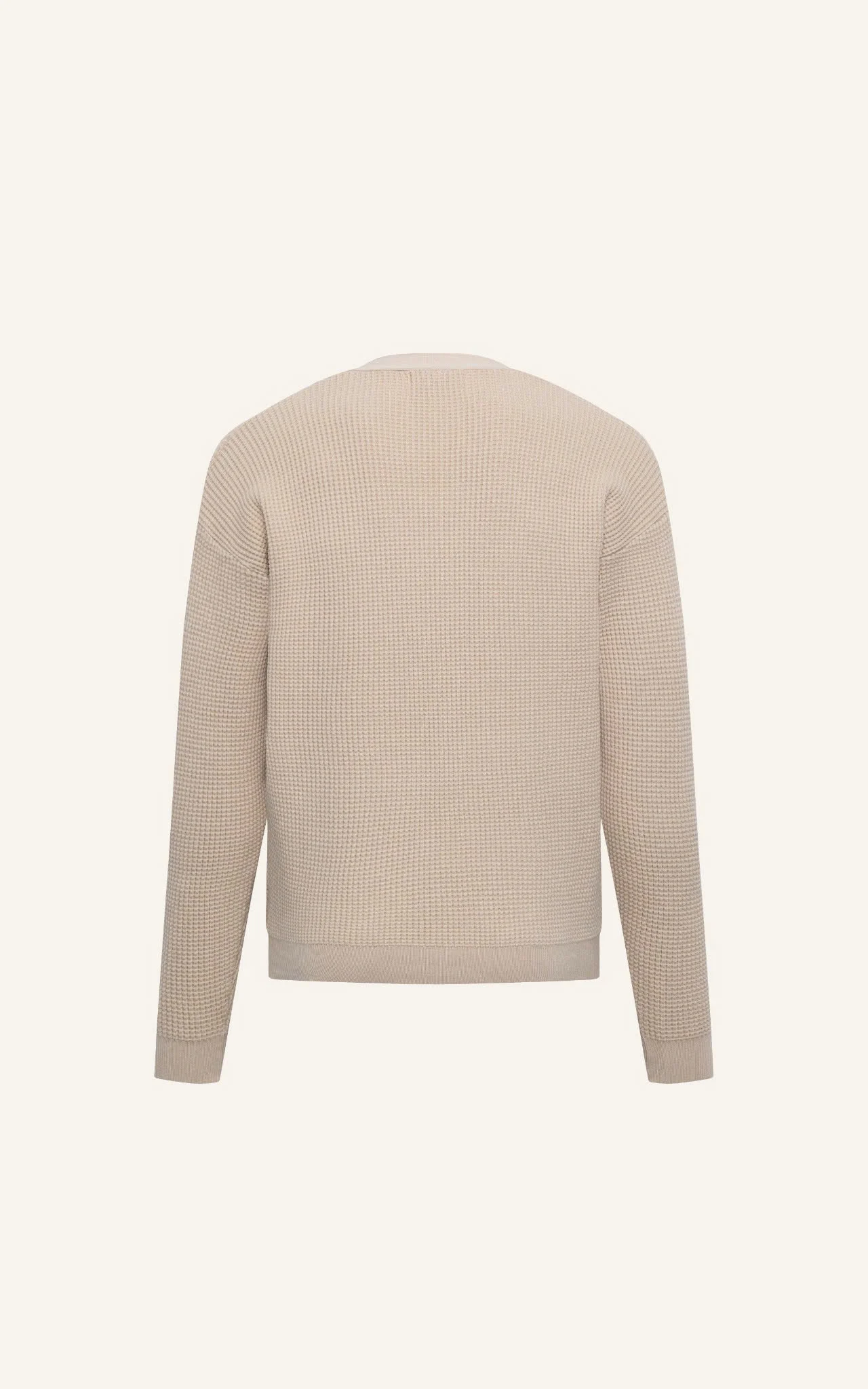  KHOÁC NAM DỆT KIM N733-REGULAR FIT NÂU 