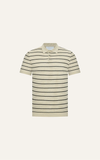  POLO NAM DỆT KIM N735-REGULAR FIT KEM ĐEN 