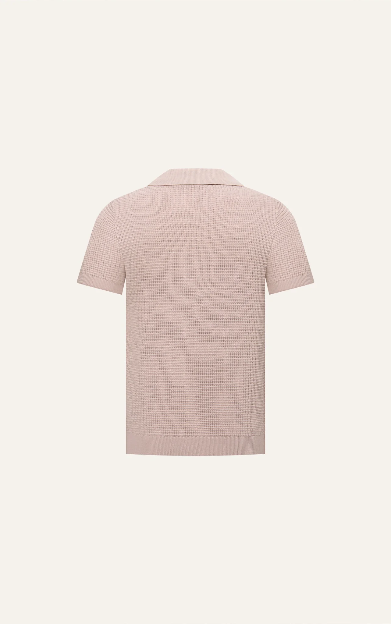  POLO NAM DỆT KIM N739-REGULAR FIT HỒNG 