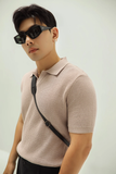  POLO NAM DỆT KIM N739-REGULAR FIT HỒNG 