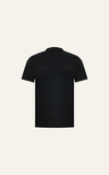  POLO NAM DỆT KIM N741-REGULAR FIT ĐEN 