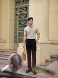  POLO NAM DỆT KIM N741-REGULAR FIT KEM 