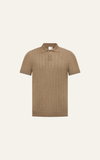  POLO NAM DỆT KIM N741-REGULAR FIT NÂU 