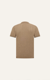  POLO NAM DỆT KIM N741-REGULAR FIT NÂU 