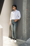  SOMI NAM P012-REGULAR FIT, VẢI FOUR TRẮNG 