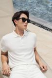 POLO NAM 3302-TRẮNG 15 