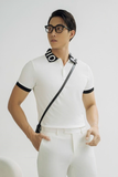  POLO NAM 8837-TRẮNG 