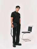  POLO NAM FORM RỘNG PP001-ĐEN 