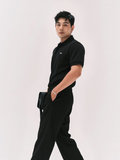  POLO NAM FORM RỘNG PP001-ĐEN 