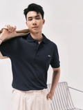  POLO NAM FORM RỘNG PP001-XANH ĐEN 