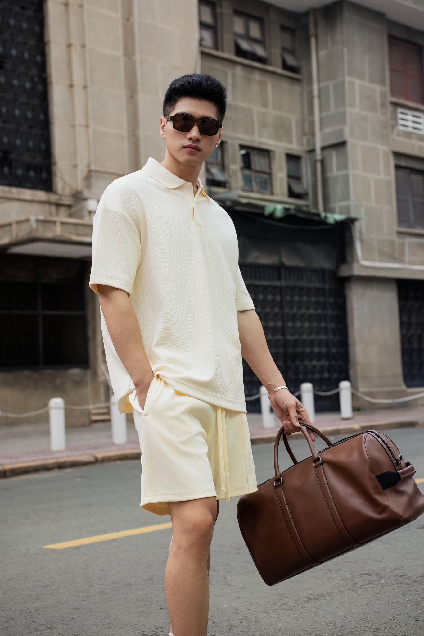  POLO NAM FORM RỘNG S001 KEM OW 