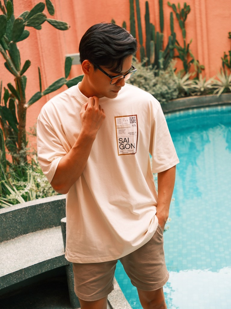  ÁO THUN NAM T661-KEM 