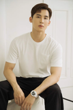  ÁO THUN NAM T663-REGULAR FIT TRẮNG CÓ TÚI 