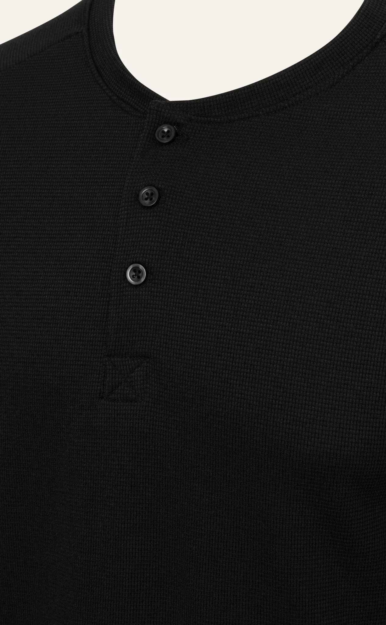  ÁO THUN NAM T674-TAY DÀI REGULAR FIT ĐEN 