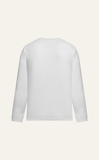 ÁO THUN NAM T674-TAY DÀI REGULAR FIT TRẮNG 
