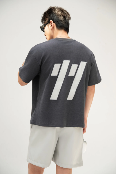  ÁO THUN NAM T713-XANH ĐEN 