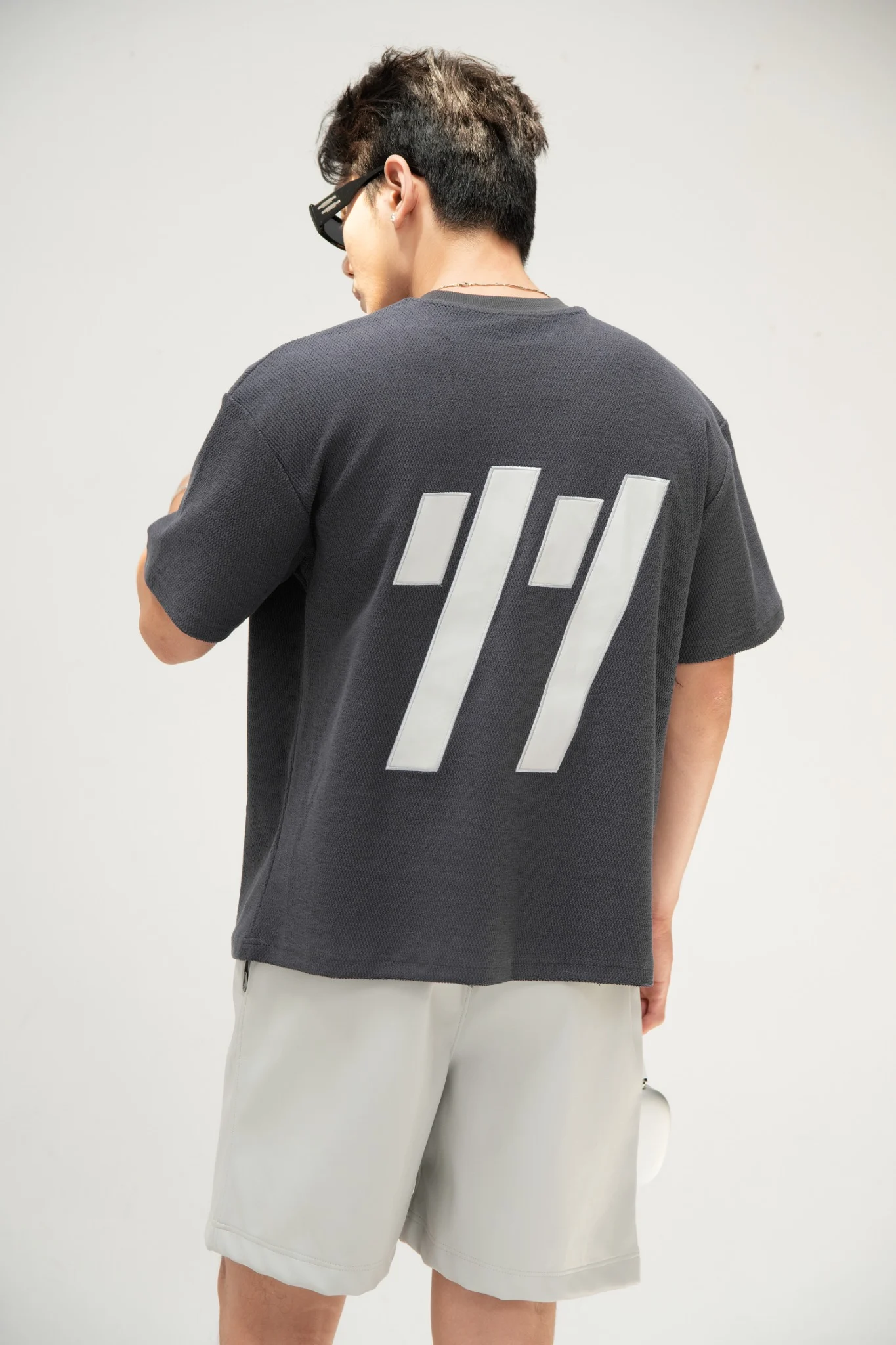  ÁO THUN NAM T713-XANH ĐEN 