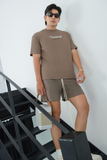  ÁO THUN NAM T723-LOOSE FIT NÂU OLIVE 