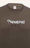  ÁO THUN NAM T723-LOOSE FIT NÂU OLIVE 