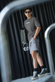  ÁO THUN NAM T723-LOOSE FIT RÊU ĐẤT GRAY 
