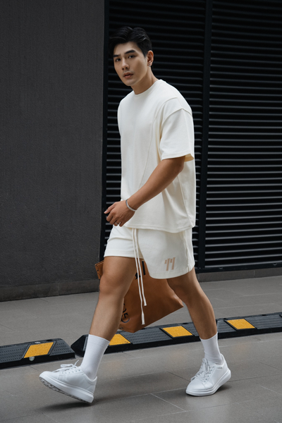  ÁO THUN NAM T732-LOOSE FIT KEM 