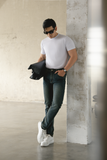  ÁO THUN NAM T740-REGULAR FIT FIT TRẮNG 