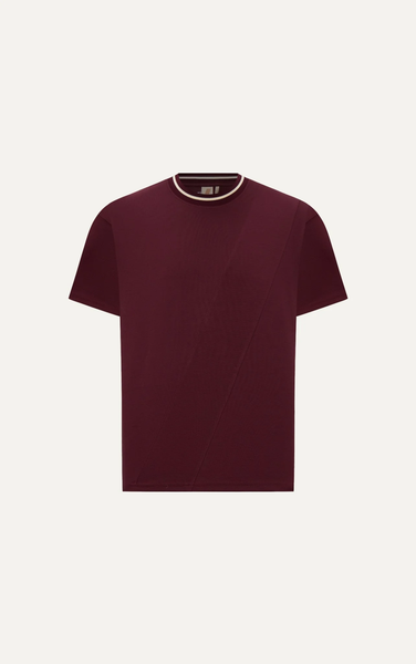  ÁO THUN NAM T742-LOOSE FIT ĐỎ ĐÔ 