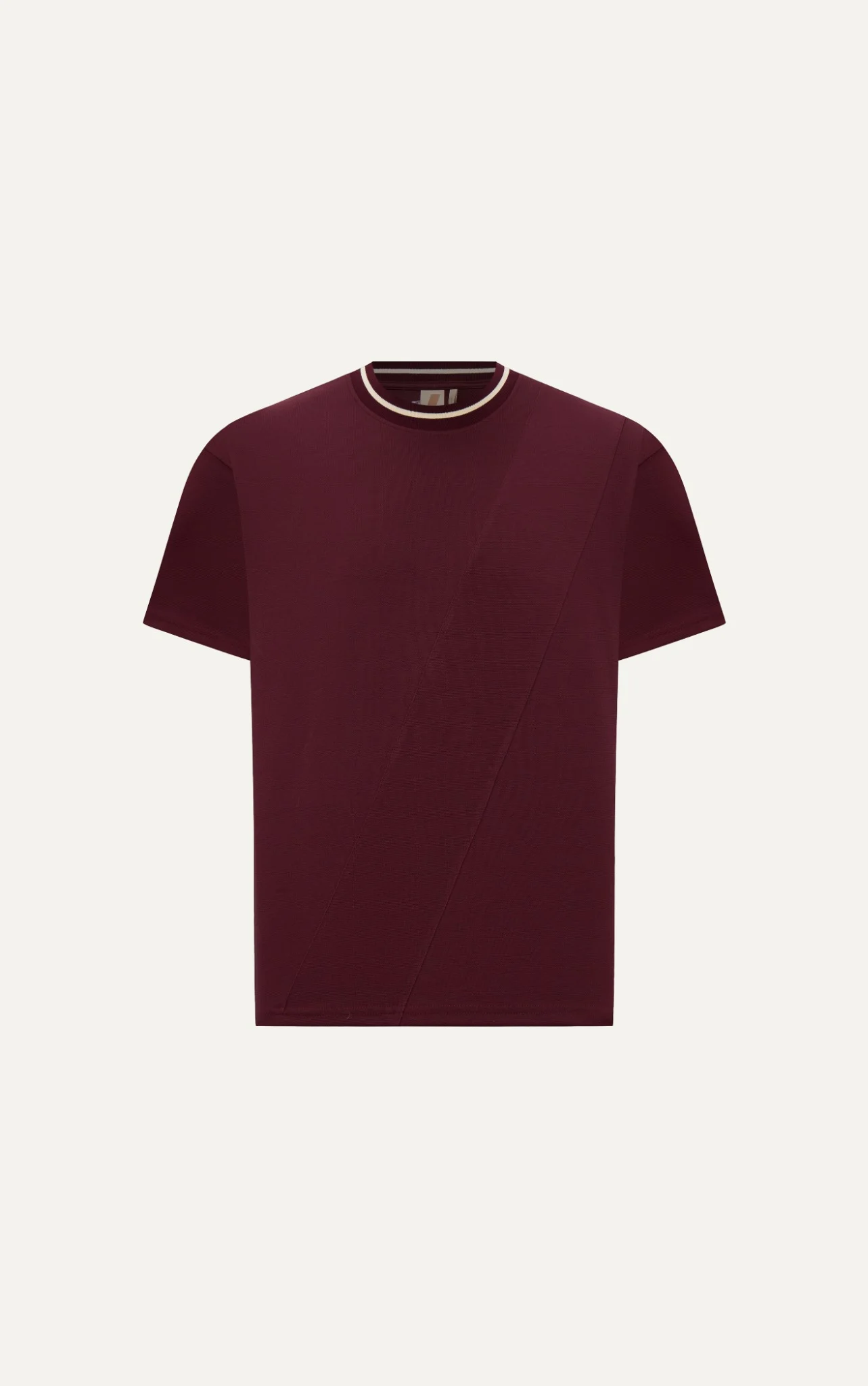  ÁO THUN NAM T742-LOOSE FIT ĐỎ ĐÔ 