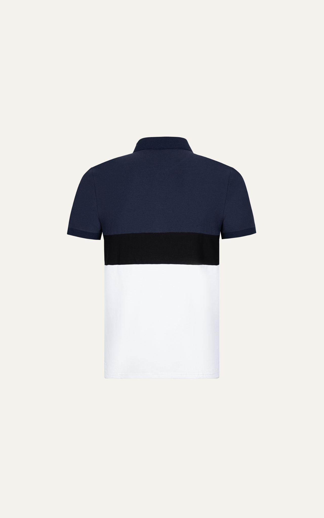  POLO NAM T8067-SLIM FIT XANH ĐEN F TRẮNG 