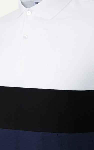  POLO NAM T8067-SLIM FIT TRẮNG F XANH ĐEN 