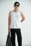  ÁO THUN NAM TANKTOP TA36-LOOSE FIT TRẮNG 