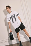  ÁO THUN NAM TA38-LOOSE FIT TRẮNG ĐEN 