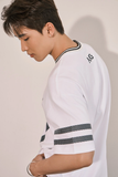  ÁO THUN NAM TA38-LOOSE FIT TRẮNG ĐEN 