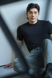  ÁO THUN NAM TL04-REGULAR FIT ĐEN 