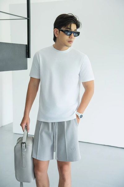  ÁO THUN NAM TL04-REGULAR FIT TRẮNG 