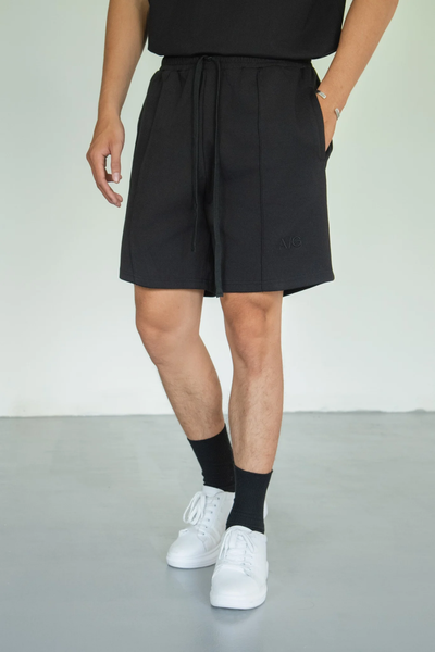  SHORT NAM TL07-LOOSE FIT ĐEN 