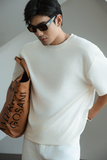  ÁO THUN NAM TL09 THÊU CHỮ KÝ-LOOSE FIT KEM 