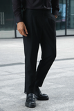  QUẦN TÂY NAM SIDETAB TL10-REGULAR FIT ĐEN 
