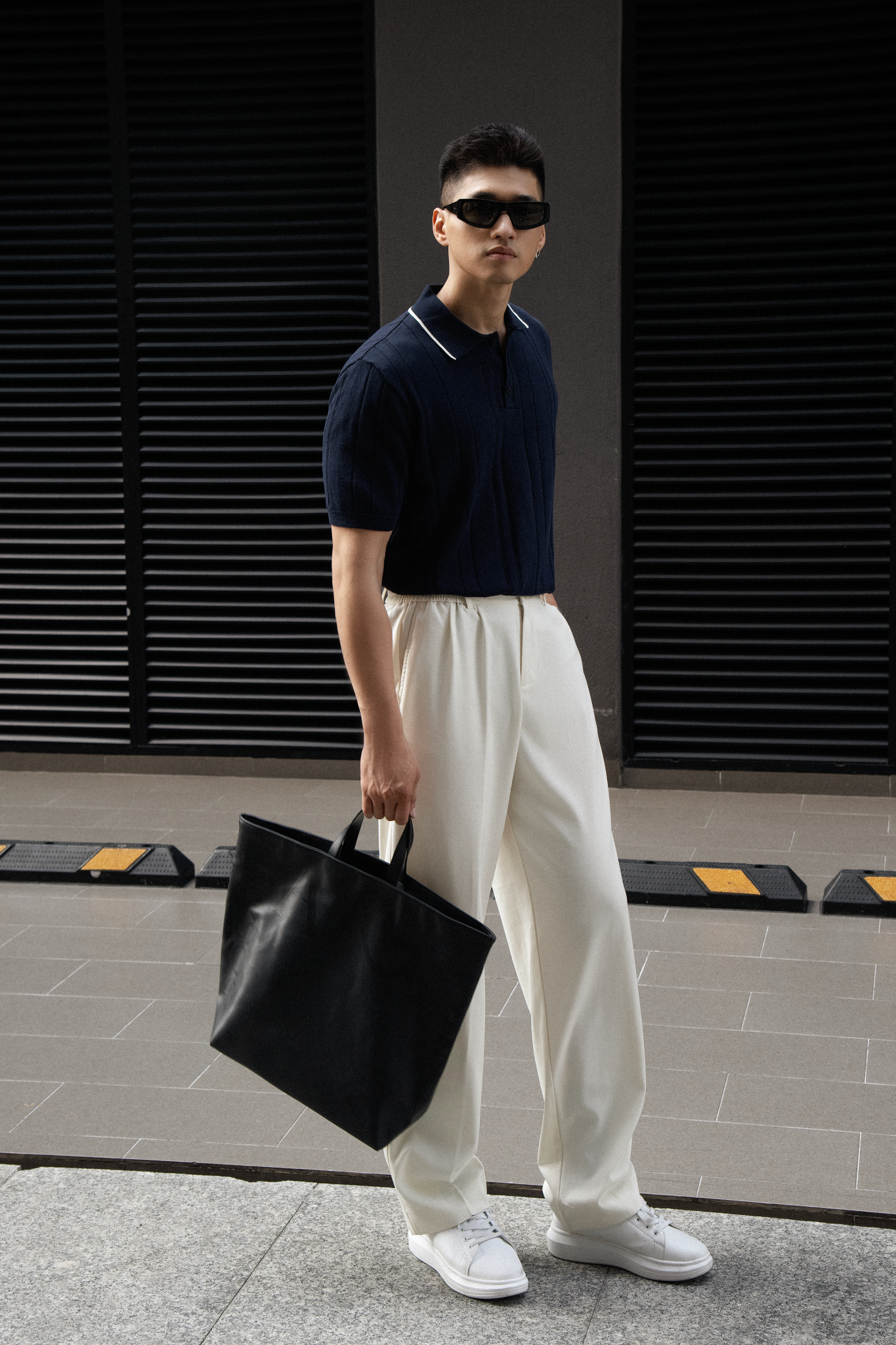  QUẦN TÂY NAM TL11-LOOSE FIT TRẮNG 