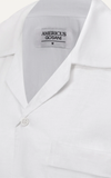  SOMI NAM TR534-LOOSE FIT CUBAN  TRẮNG 