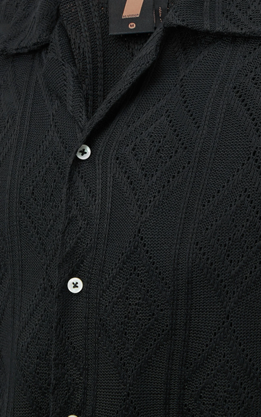  SOMI NAM TR537-LOOSE FIT ĐEN 