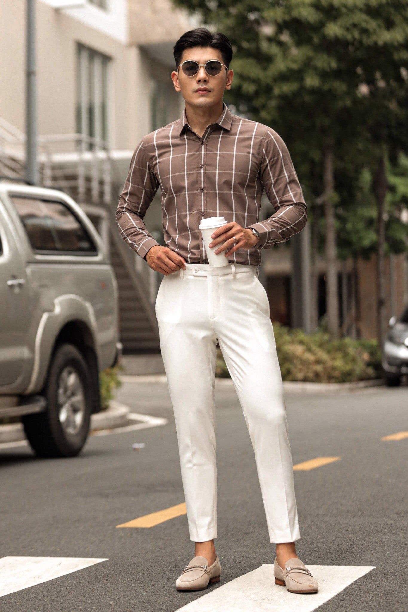  SOMI NAM - 5859-2  - NÂU (D) CHỈ Ô 1F 