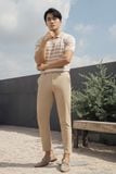  POLO NAM DỆT KIM 6855-REGULAR FIT KEM SỌC TRẮNG 