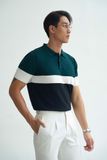  POLO NAM DỆT KIM 704-REGULAR FIT CỔ RÊU NGỰC TRẮNG 
